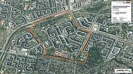 Luftbild des Quartiersmanagements Boulevard Kastanienallee Bild: QM Boulevard Kastanienallee