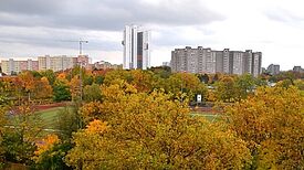 Zwischen den Stadtteilen Gropiusstadt und Rudow entsteht die Bildungslandschaft Campus Efeuweg. Bild: QM Gropiusstadt Nord