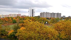 Zwischen den Stadtteilen Gropiusstadt und Rudow entsteht die Bildungslandschaft Campus Efeuweg. Bild: QM Gropiusstadt Nord
