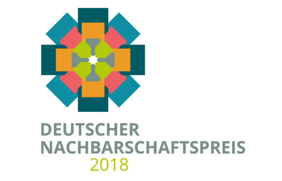  Logo Deutscher Nachbarschaftspreis. Bild: nebenan.de-Stiftung 