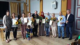 Die Bildungsbotschafterinnen und -botschafter sind Ansprechpartner und Vermittler. Bild: QM Bülowstraße/Kleistpark