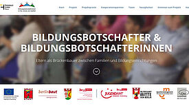 Banner des Projektes „BildungsbotschafterInnen in Kita, Schule und Stadtteil“  Bild: bildungsbotschafter-berlin.de