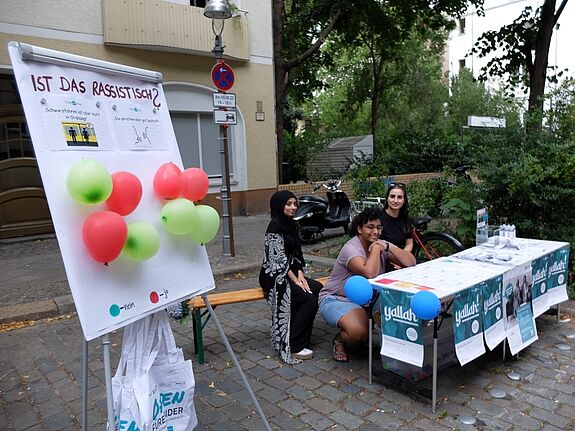 Das Projekt „Yallah!“ klärte über Rassismus auf. (Bild: QM Beusselstraße)