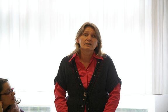 Dorothea Reinhardt leitet das Projekt "Zufrieden alt werden" Bild: QM Brunnenviertel-Ackerstraße