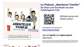 Der Podcast „Abenteuer Familie“ behandelt verschiedene Themen zur Erziehung und Bildung. (Bild: QM Falkenhagener Feld Ost)