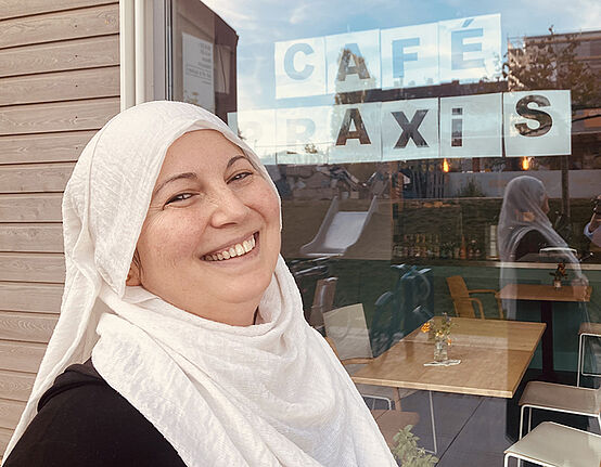 Fatma Adigüzel ist Multiplikatorin im Stadtteil-Gesundheits-Zentrum Neukölln. (Bild: QM Rollbergsiedlung)