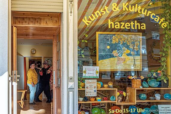 Das Kunst- und Kulturcafé Hazetha bietet Raum für vielfältige Austauschmöglichkeiten. (Bild: Ralf Salecker)