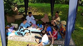 Große und kleine Gäste konnten auf dem Zuckerfest die Traditionen verschiedener Kulturen entdecken. Bild: Julian Krischan