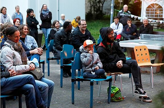 Die Musik sorgte beim Publikum für gute Stimmung. Bild: Antonia Richter