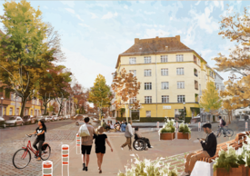 Kiezblock-Vision für das QM Gebiet Badstraße (Bild: gruppeF I Freiraum für alle GmbH)