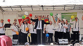 Die Kiezfestbühne auf der Festmeile  Foto: QM Körnerpark