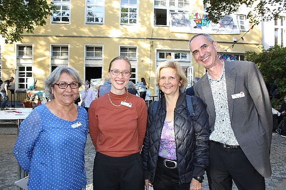 Das QM-Team Schöneberger Norden: Kadriye Karci, Eva Schuh, Ute Großmann und Peter Pulm.  Bild: Gerald Backhaus