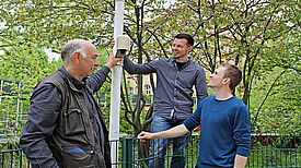In der Kita Ramlerstraße wurde eine Wetterstation installiert. Bild: Dominique Hensel