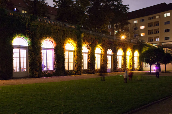 Die Illumination des Körnerparks Foto: WerkStadt