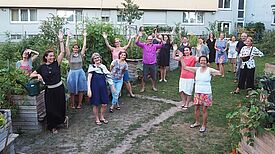 Die Gründungsmitglieder des neuen Gartenvereins „FrobenGarten e. V.“ Bild: Bettina Walther / GB