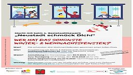 Wer hat das schönste Winter- und Weihnachtsfenster in der Spandauer Neustadt? Wer sich jetzt angesprochen fühlt, der kann was gewinnen: Die schönsten drei Fenster bekommen einen Preis. (Bild: SNNV Neustadt schmück Dich!)