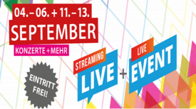 Das Kiezfestival „Panke Parcours“ findet 2020 an zwei Wochenenden und an fünf Spielorten statt. Das Besondere: In diesem Jahr können die Konzerte live zu Hause gestreamt werden. Grafik: Panke Parcours