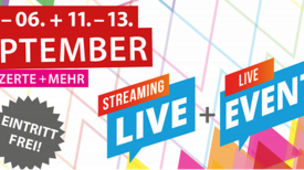 Das Kiezfestival „Panke Parcours“ findet 2020 an zwei Wochenenden und an fünf Spielorten statt. Das Besondere: In diesem Jahr können die Konzerte live zu Hause gestreamt werden. Grafik: Panke Parcours