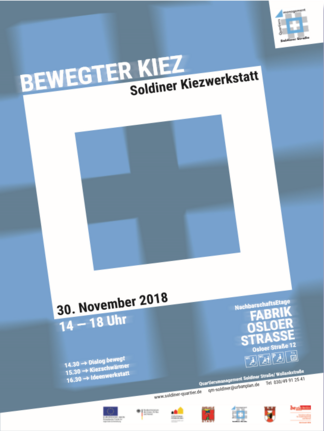 Das Cover der neuen Broschüre „Soldiner Kiezwerkstatt“. Bild: QM Soldiner Straße