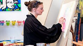 Jeden Sonntag steht das Atelier für Interessierte von 10 bis 15 Uhr offen. (Bild: Sulamith Sallmann)
