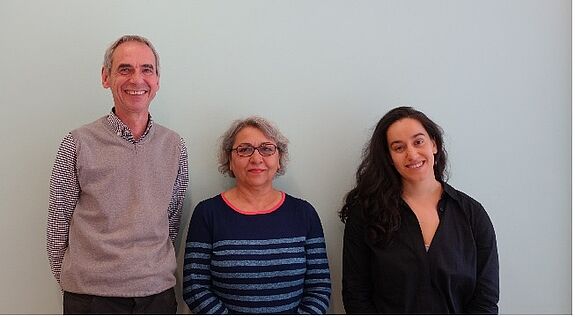 Das neue QM-Team freut sich auf die Zusammenarbeit mit den Menschen im Kiez: Peter Pulm, Kadriye Karci und Layla Al Ghul. (Bild: AG SPAS e.V.) 
