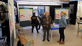 Gespräch während der Ideenwerkstatt. Foto: Benjamin Barthmann