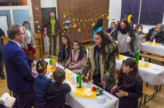 Das neue Elterncafé: Platz für Austausch und Elternarbeit.  Foto: QM Falkenhagener Feld West