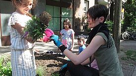 Annäherung an die Natur durch Urban Gardening. Bild: GB