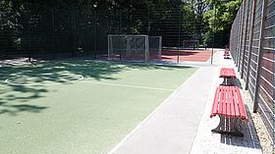 Bolzplatz im Kleistpark. Bild: C. Fritzsche