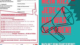 Im Quartier rund um die Hellersdorfer Promenade wird vom 14. bis zum 26. Juni 2021 der neue Quartiersrat gewählt. Bewerbungsschluss ist der 25. Mai 2021. (Grafik: QM Hellersdorfer Promenade)