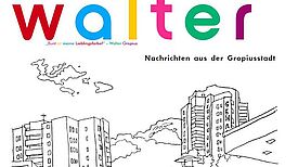 Das Cover der Quartierszeitung "Walter" Foto: QM Gropiusstadt