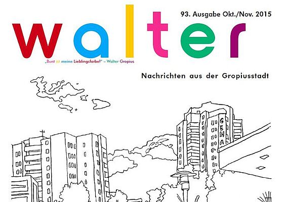 Das Cover der Quartierszeitung "Walter" Foto: QM Gropiusstadt