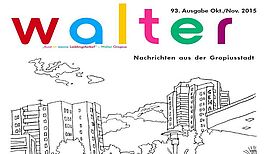 Das Cover der Quartierszeitung "Walter" Foto: QM Gropiusstadt