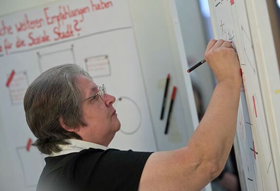 An Ideen mangelte es beim 9. Berliner Quartiersrätekongress nicht. Bild: Alexander Schippel 