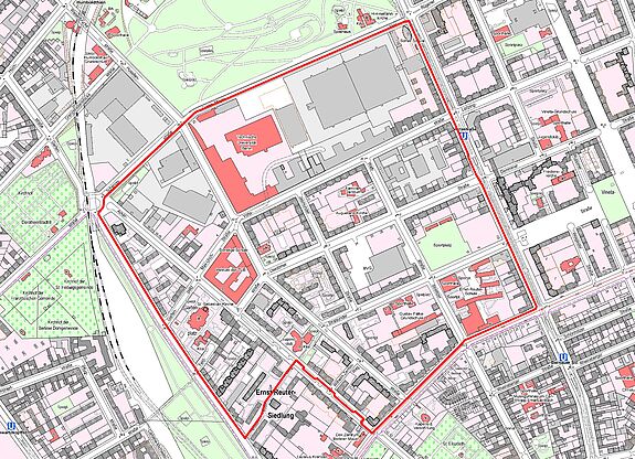 Übersichtskarte Ackerstrasse © Senatsverwaltung für Stadtentwicklung und Wohnen
