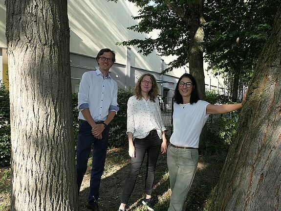 Das QM-Team Gropiusstadt-Nord (von links nach rechts): Thorsten Vorberg, Liane Fiebig, Selma Tuzlali. (Bild: QM Gropiusstadt Nord) 