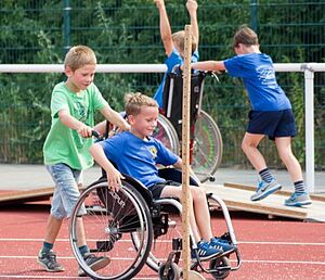 Ob mit oder ohne Behinderung: Sport bewegt alle. Bild: Teresa Hehle