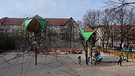 : Der Boddinspielplatz wurde umgebaut Bild: QM Flughafenstraße