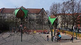 : Der Boddinspielplatz wurde umgebaut Bild: QM Flughafenstraße