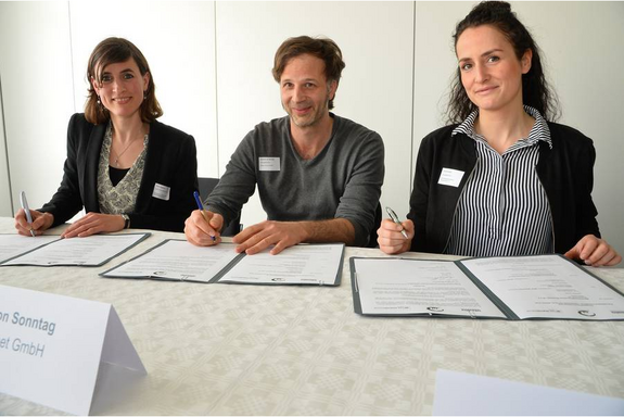 Unterzeichnung der Kooperationsvereinbarung Bild: jet-foto