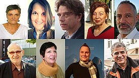 Die Quartiersratsmitglieder im Schöneberger-Norden. Collage: QM Schöneberg-Nord