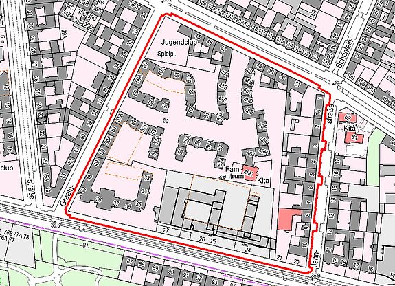 Übersichtskarte Werner-Düttmann-Siedlung © Senatsverwaltung für Stadtentwicklung und Wohnen