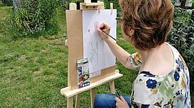 Die Welt der Malerei eröffnet jedem die Möglichkeit, Freude zu finden und Fertigkeiten zu entwickeln. (Bild: Anka Stahl)