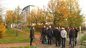 Am 18. November 2020 haben sich die Vertreterinnen und Vertreter der Gruppen getroffen, um nochmal intensiver über die Vorentwurfsplanung und deren Nachsteuerung zu sprechen. (Bild: QM Kosmosviertel)