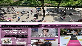Die beiden Projekte „Reallabor Spielstraße II“ (oben im Bild) und „OpenUp II“ (unten) werden auch zukünftig gefördert. (Bild: QM Soldiner Straße)