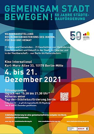 Flyer zur Ausstellung. Bild: Senatsverwaltung für Stadtentwicklung und Wohnen