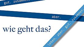 Durch den Kiez gehen, Menschen ansprechen, alle Meinungen hören: Das Projekt „gut.zusammen.leben“ möchte mehr über Konflikte im Kiez erfahren und dabei unterstützen, diese zu lösen. Logo: QM Auguste-Viktoria-Allee