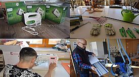 Handmixer, Gartenschlauch, Tauchsäge, Nähmaschine, Stanze, Heckenscheren – es war eine lange Liste, die von den Werkstätten der Marianne-Cohn-Schule beim Aktionsfonds eingereicht wurde. (Bild: QM Germaniagarten)