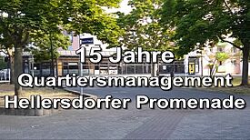 In einem Film von Klaus-Jürgen Breetz und Armin Andreas lassen Bewohnerinnen und Bewohner, Vertreterinnen und Vertreter von Einrichtungen und das QM-Team die vergangenen 15 Jahre Quartiersmanagement Revue passieren. (Bildausschnitt: Klaus-Jürgen Breetz/Armin Andreas)