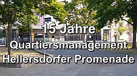 In einem Film von Klaus-Jürgen Breetz und Armin Andreas lassen Bewohnerinnen und Bewohner, Vertreterinnen und Vertreter von Einrichtungen und das QM-Team die vergangenen 15 Jahre Quartiersmanagement Revue passieren. (Bildausschnitt: Klaus-Jürgen Breetz/Armin Andreas)